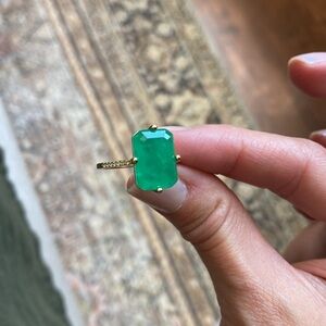Emerald Cocktail Ring
